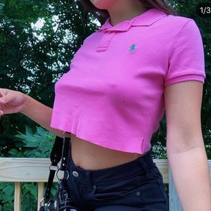 Ralph Lauren cropped polo